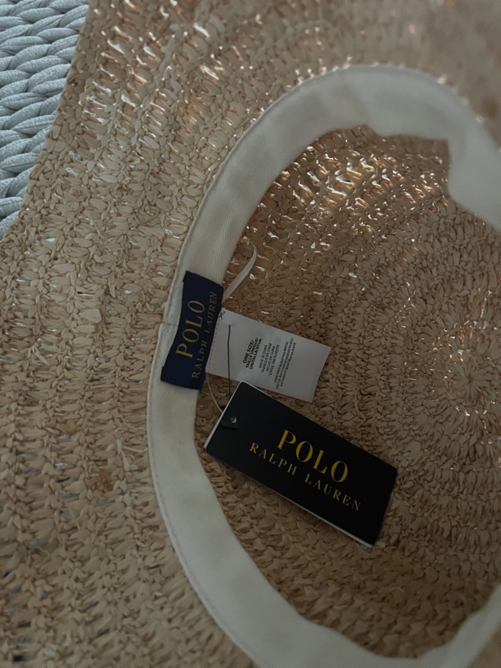 Polo Ralph Lauren Raffia Bucket Hat - Picture 3 of 5